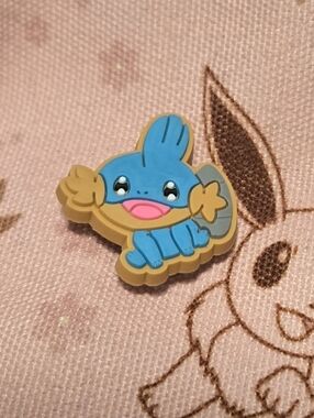 Mudkip Croc Charm Pokémon Water Starter Cute Blue Orange Shoe Charm